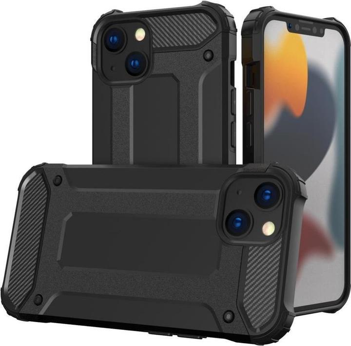 Actual product image Hurtel Hybrid Armor case iPhone 14 Plus armoured hybrid case black (Apple iPhone 14 Plus)