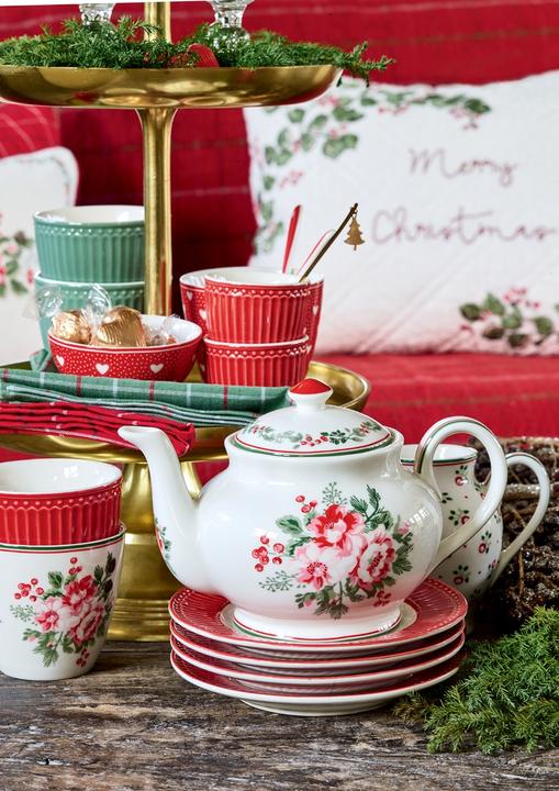 Actual product image Greengate Merry Christmas Magnet white Set4 (1 x)