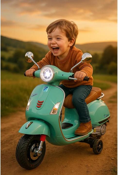 Produktbild Jamara Ride-on Vespa GTS 125 mintgrün Li-Power 12.6 (12.60 V)