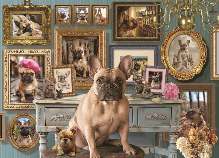 Produktbild Cobble Hill Französische Bulldogge 500 Teile (500 Teile)