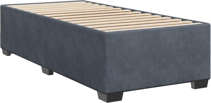Actual product image vidaXL Bo x spring bed with mattress 160 x 200 cm velvet (160 x 200 cm)