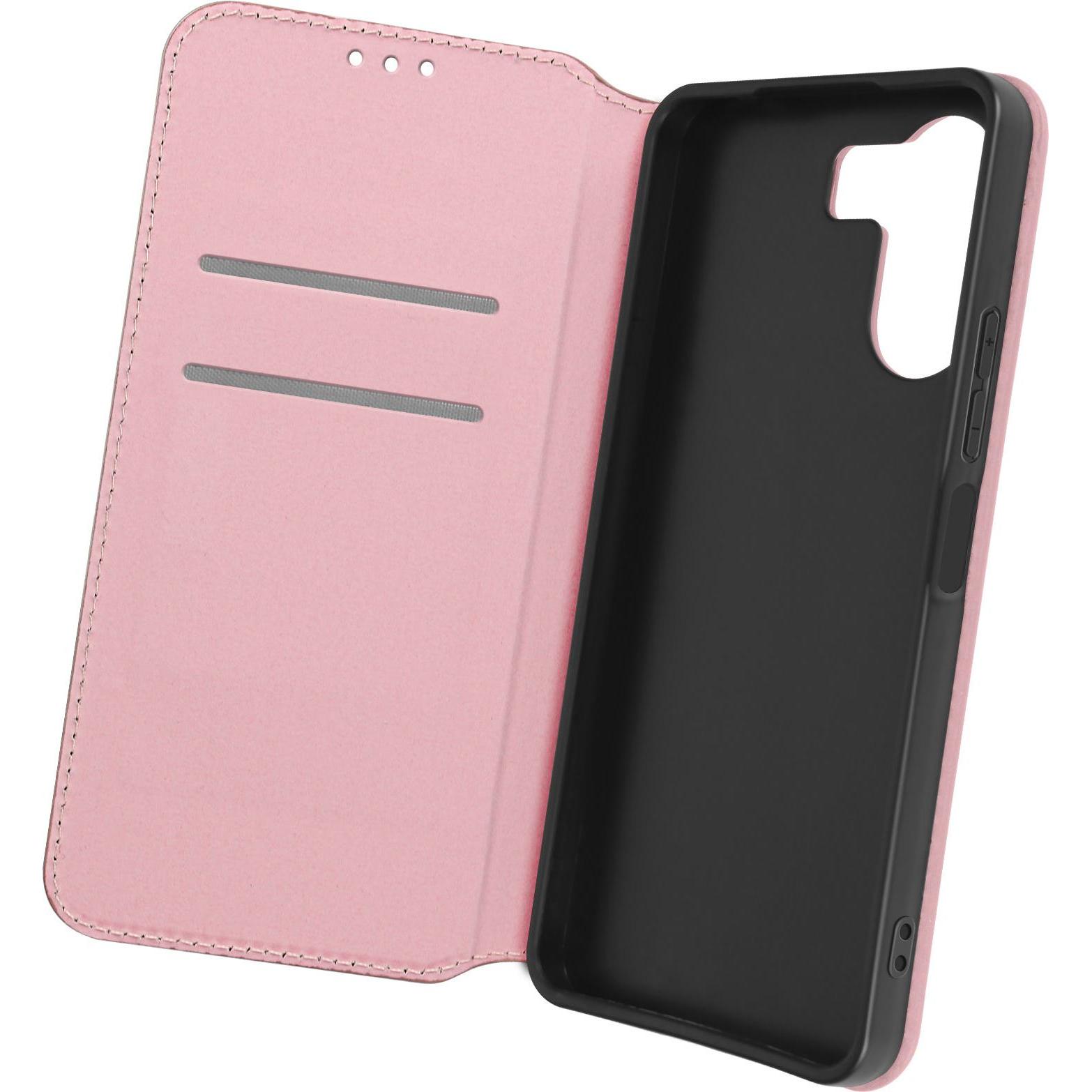 Avizar Classic Edition, Backcover mit Magnetklappe Series (Xiaomi Poco C65), Smartphone Hülle, Rosa