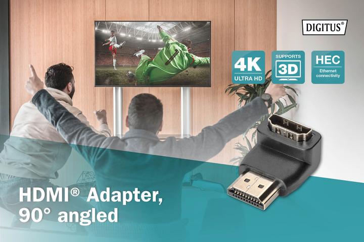 Produktbild Digitus HDMI Adapter, A UltraHD 60p (HDMI, 1.50 cm)