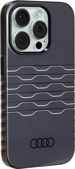 Produktbild Audi IML MagSafe Case iPhone 15 Pro 6.1" czarny/black hardcase AU-IMLMIP15P-A6/D3-BK (Apple iPhone 15 Pro)