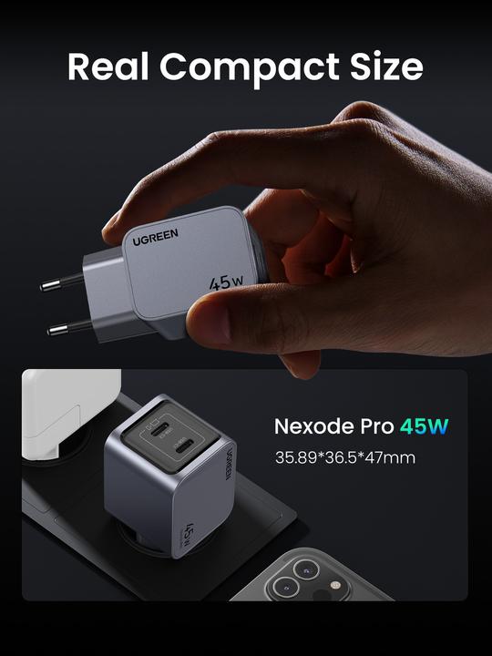 Actual product image Ugreen Nexode Pro (45 W)