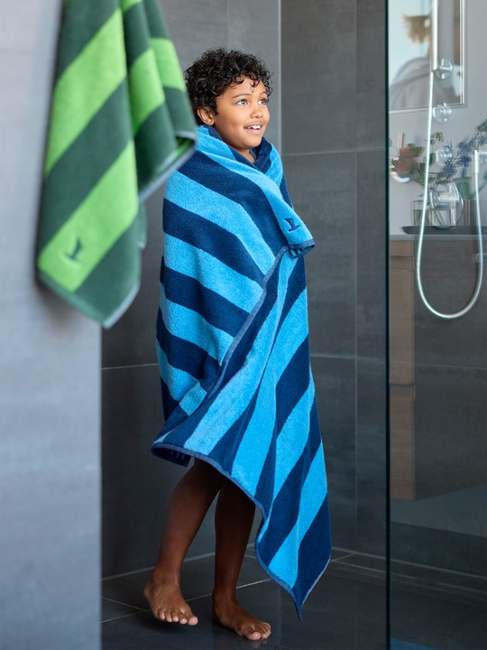Actual product image Möve Superwuschel block stripes