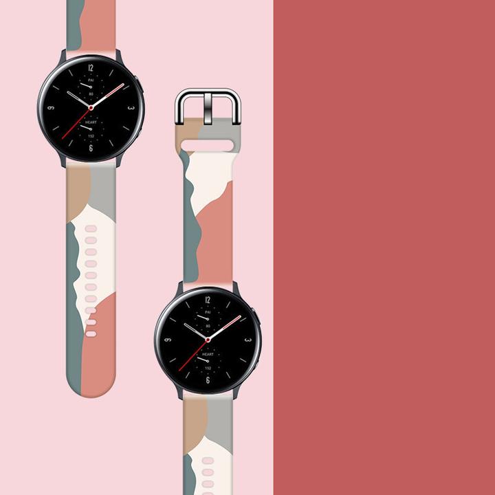 Produktbild Hurtel Strap Moro Band For Samsung Galaxy Watch 46mm Silicone Strap Watch Bracelet Pattern 15 (Silikon)