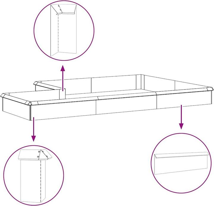Produktbild vidaXL Schneckenbarriere (50 cm)