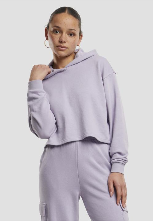 Actual product image Urban Classics Ladies Oversized Cropped Light Terry Hoodie - 159545 (5XL)
