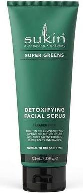 Produktbild Sukin Detox-Gesichtsreiniger mit Grünkohl, Spirulina, Ananas, Jojoba und Bambusextrakt (Reinigungstücher Gesicht, 125 ml)