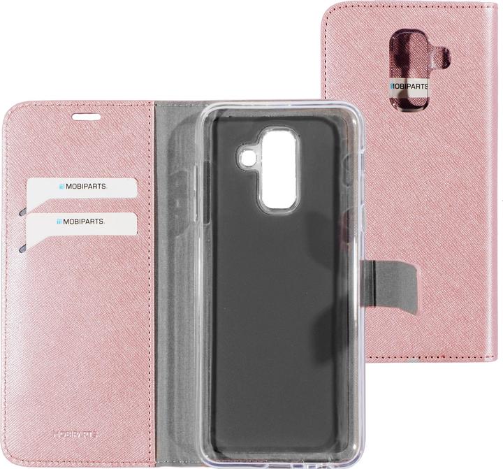 Immagine prodotto Mobiparts Saffiano Wallet Case Samsung Galaxy A6 Plus (2018) Pink (Nokia X6 2018)