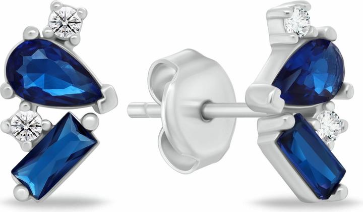 Immagine prodotto Brilio Silver - Charming silver earrings with zircons EA1170WB (Argento)