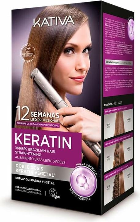 Actual product image Kativa Brazilian Express Straightening Kit 150ml (Liquid shampoo, 150 ml)