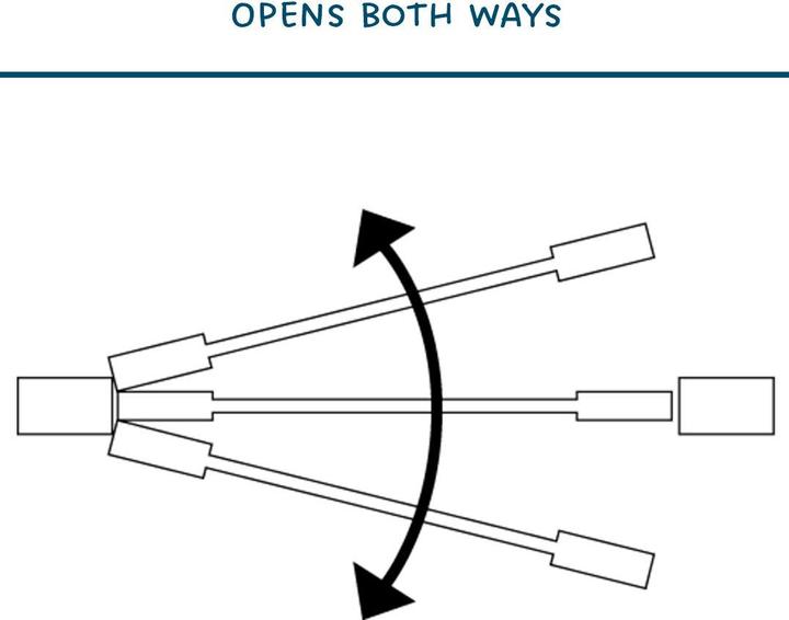 Immagine prodotto Baby Dan BabyDan - Multidan Metal - White - 62.5 cm to 106.8 cm (24.7 to 42) (62.50 cm)