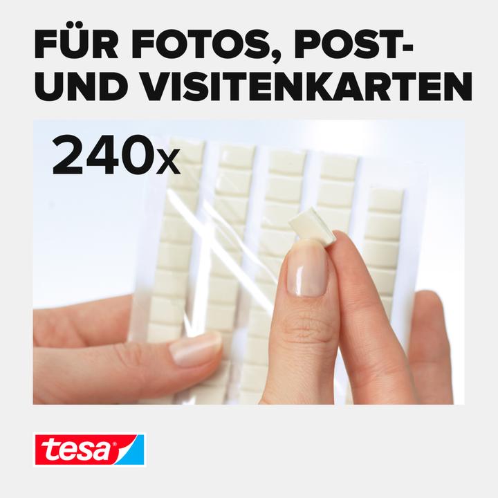 Image du produit tesa 3x TACK pâte à modeler, pastilles adhésives malléables, 3 x 80 pièces