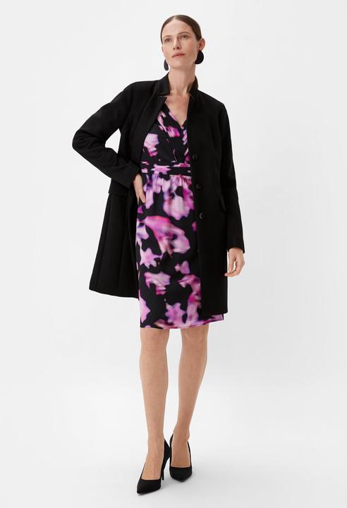 Produktbild Comma Kleid Kurzes Kleid mit Allovermuster (44)