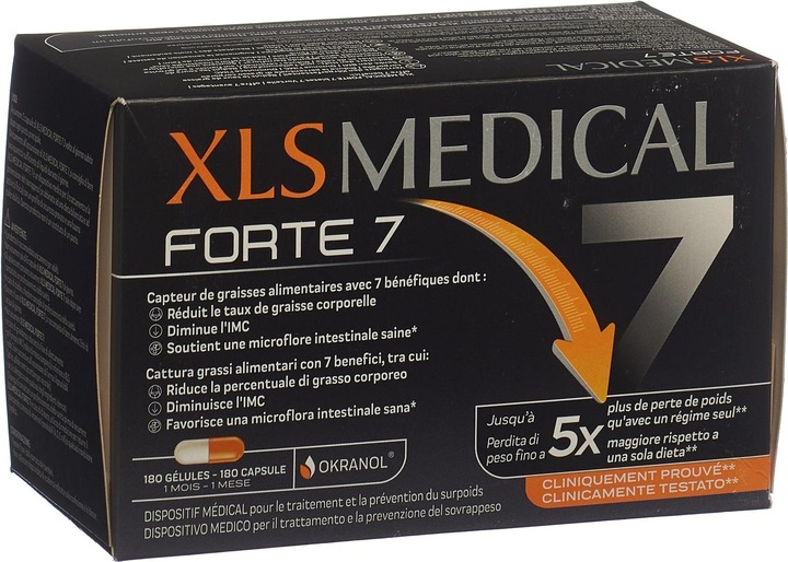 Actual product image XLS Medical Forte 7 (180 Piece, Capsules, 167 g)