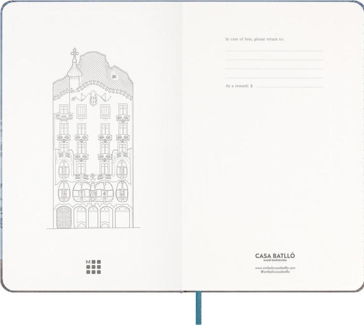 Actual product image Moleskine NTZB Casa Batllo LG lin HC (Lined, Hardcover)
