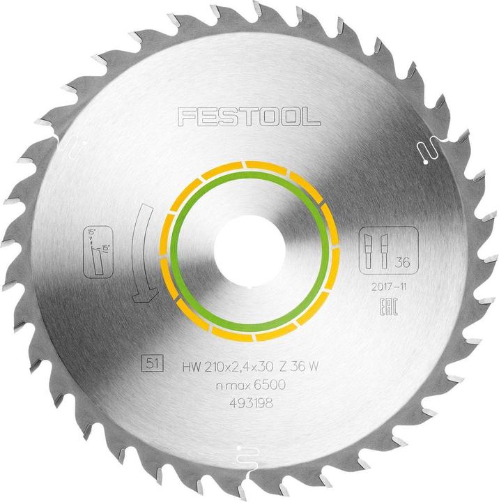 Immagine prodotto Festool Lama HW 210x2,4x30 W36