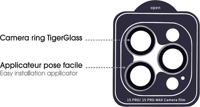 Actual product image Tiger Shockproof camera film (1 pcs., Apple iPhone 15 Pro)