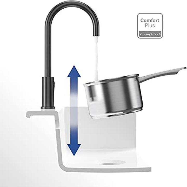 Actual product image Villeroy & Boch V&B Single-lever sink mixer UMBRELLA anthracite