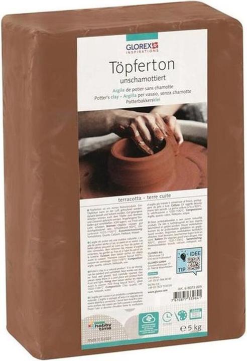 Image du produit Glorex Argile de poterie 5 kg