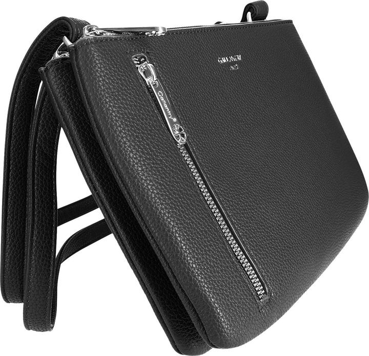 Actual product image Gallantry Black handbag made from grained