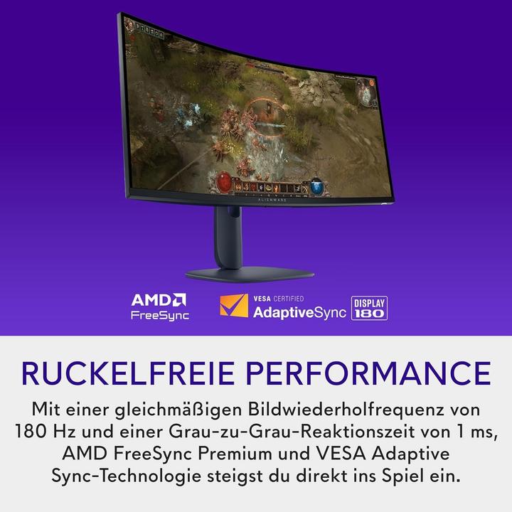 Productafbeelding Dell Alienware AW3425DWM (3440 x 1440 pixels, 34")