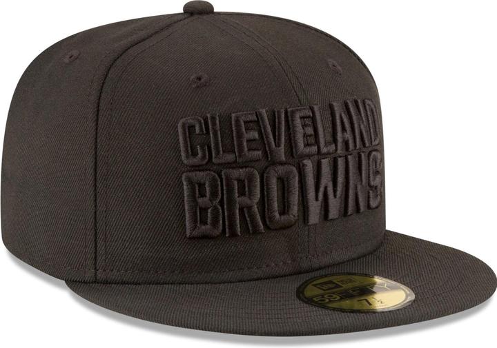 Actual product image New Era 59Fifty Cap - NFL BLACK Cleveland Browns (7 3/4)
