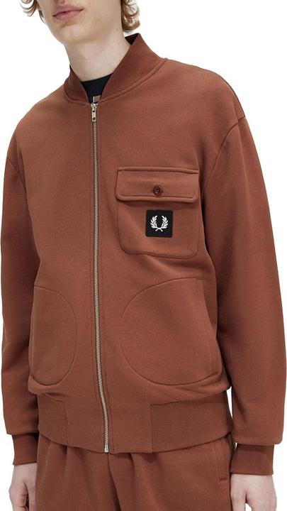 Actual product image Fred Perry Mens Full Zip Bomber Jacket (S)