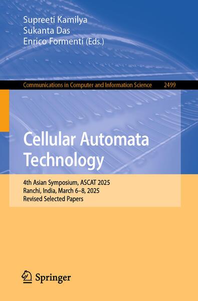 Produktbild Cellular Automata Technology (Englisch, Enrico Formenti, Sukanta Das, Supreeti Kamilya, 2025)