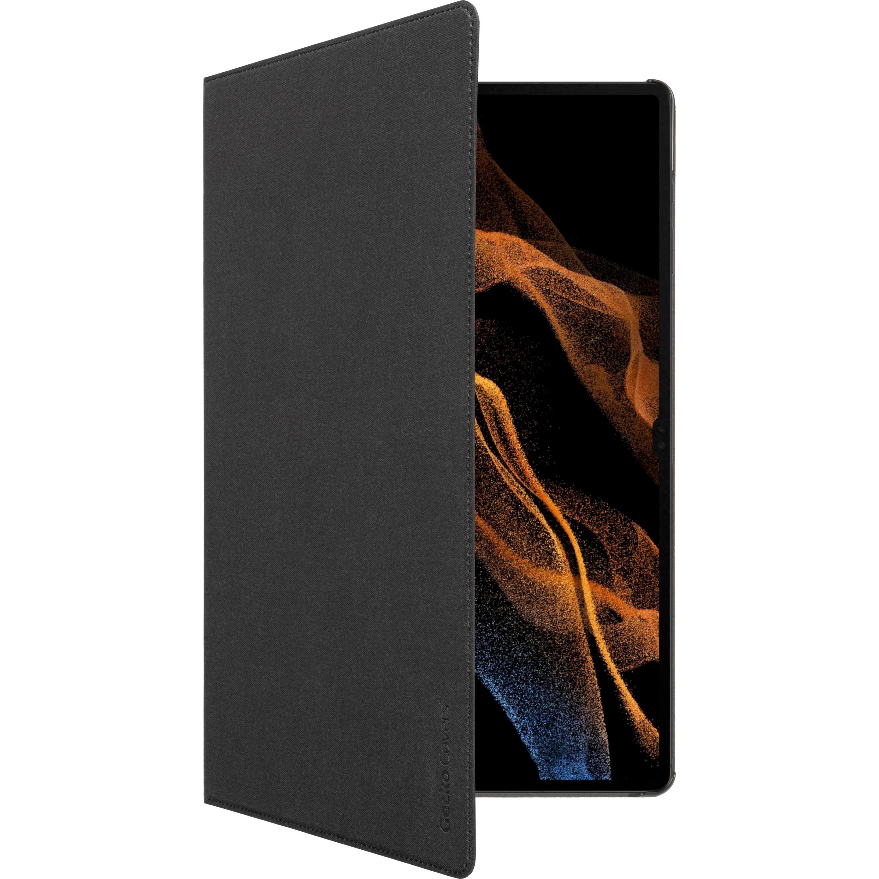 Gecko Covers Book-Cover Easy-Click 2.0 black (Galaxy Tab S8 Ultra), Tablet Hülle, Schwarz