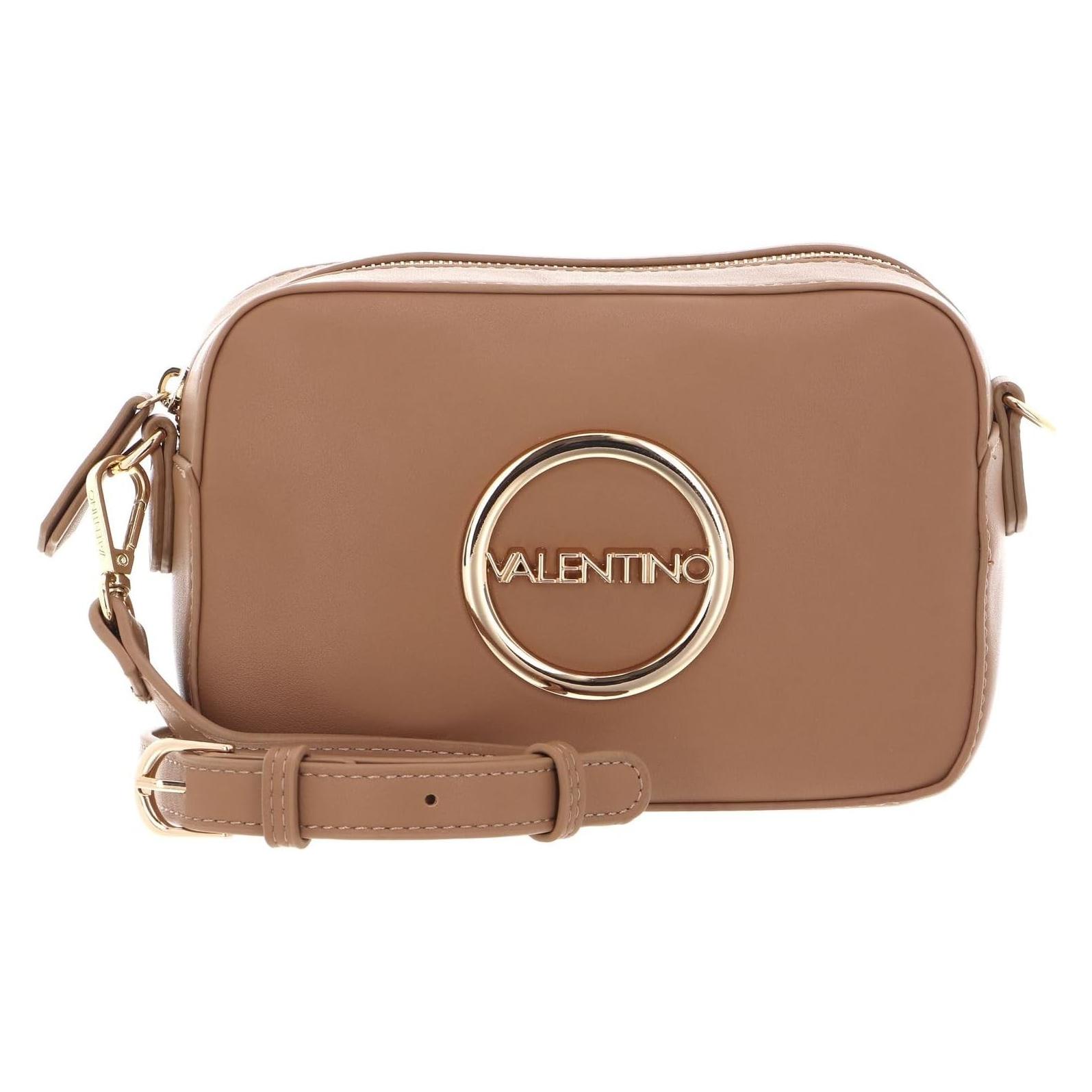 Valentino, Damen, Handtasche, Borsa Fotografica Moses, Braun, Beige