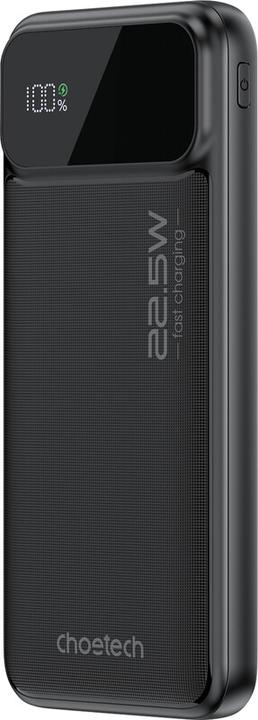 Image du produit Choetech Powerbank B728 10000mAh 22.5W PD USB-A / USB-C - noir (10000 mAh, 22.50 W, 22.50 Wh)