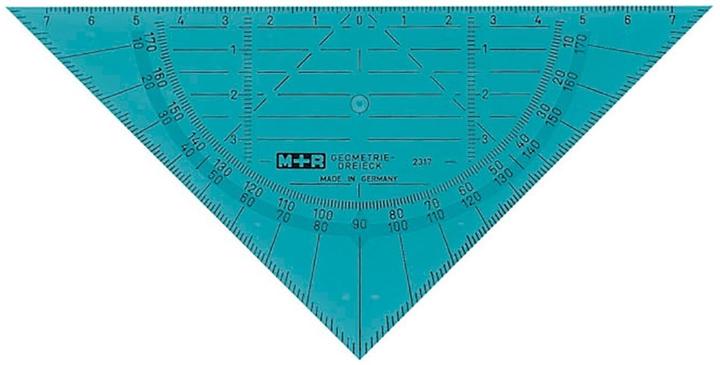 Produktbild M+r Geo-Dreieck sortiert (14 cm)