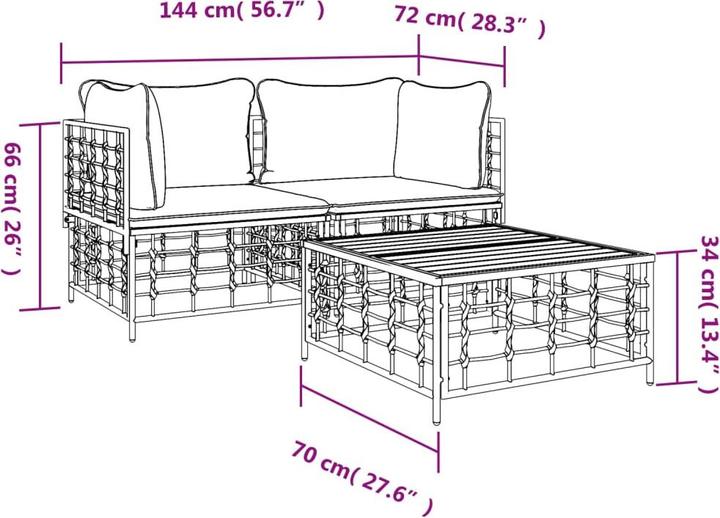 Produktbild vidaXL Paul