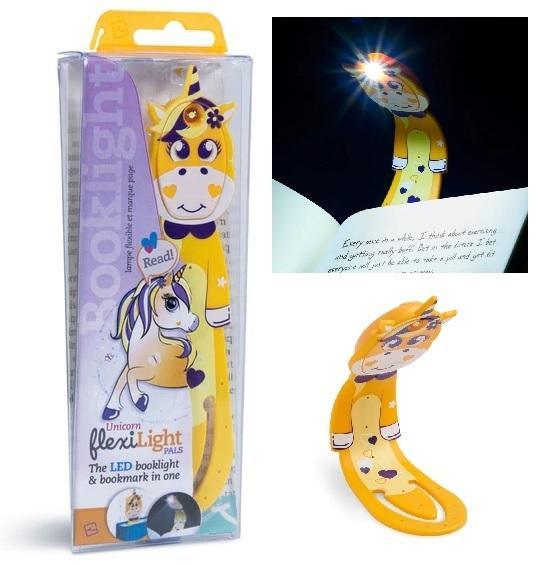 Actual product image Flexilight reading lamp unicorn yellow (15 cm, 8 lm)