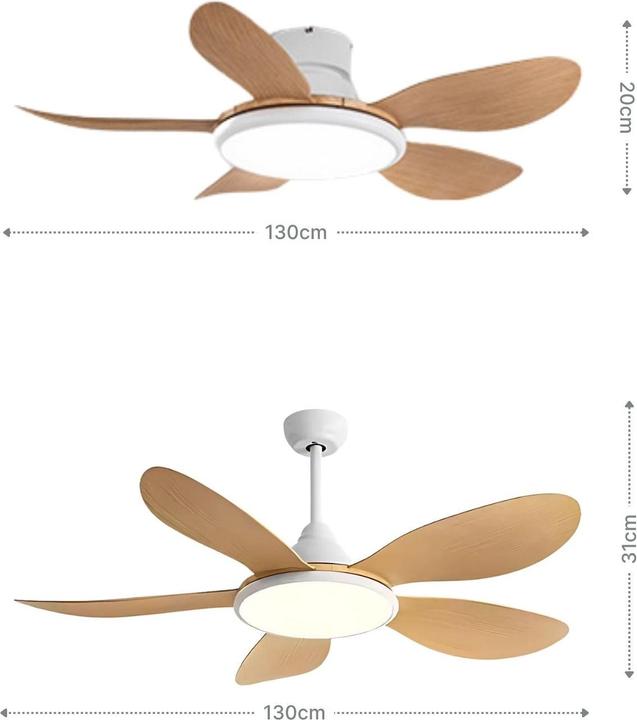 Produktbild Hermex Ventilator mit LED-Beleuchtung Deckenventilator Deckengebläse (20 dB)