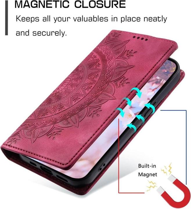 Produktbild CoverKingz Hülle für Samsung Galaxy A16 5G Handyhülle Flip Case Cover Tasche Mandala (Samsung Galaxy A16 5G)