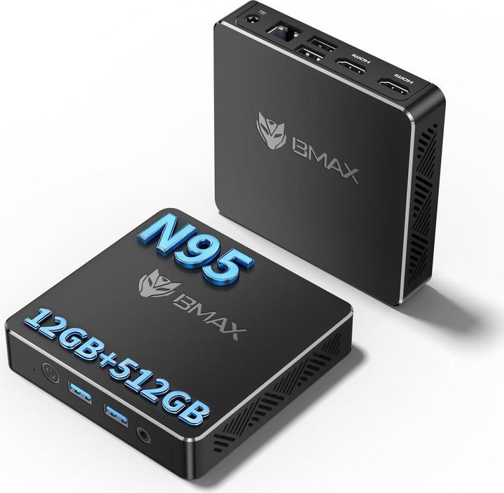 Produktbild Bmax B4 Mini PC mit Intel 12th Gen Alder Lake-N95 Prozessor (12 GB)
