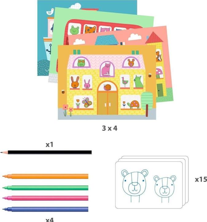 Actual product image Djeco Tracing is an art