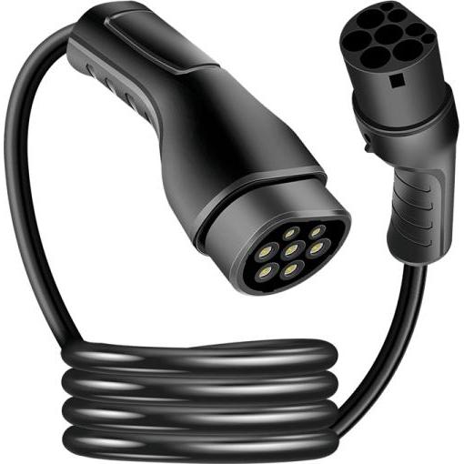 LogiLink, Elektroauto Ladekabel, E-Auto-Ladekabel (Typ 2, 22 kW, 32 A, 7.50 m)