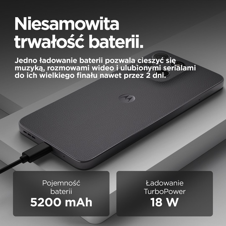 Actual product image Motorola moto g15 (128 GB, Gravity grey, 6.72", Dual SIM, 50 Mpx, 4G)