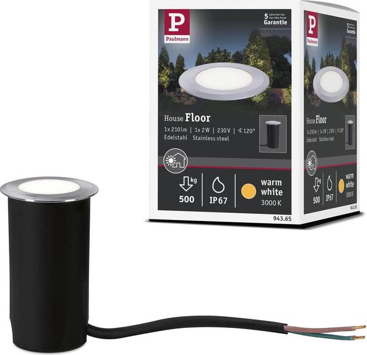 Actual product image Paulmann Floor recessed light Floor Deko (210 lm, IP65)