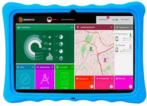 Actual product image Save Family SAVEFAMILY TABLET EVOLUTION 10" 2+32GB 4G BLUE (10.10", 64 GB, Blue)