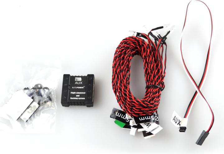 Immagine prodotto Amewi Sistema di illuminazione a LED per aerei con unità di controllo