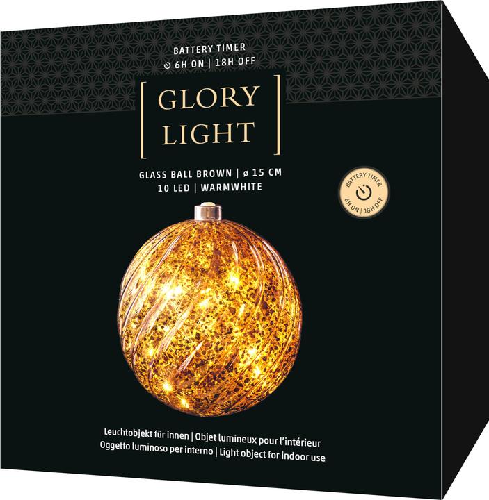 Image du produit STT Boule de verre brune, 15