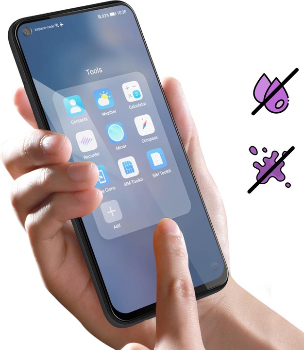 Actual product image Bigben Connected Glass screen protector (1 Piece, Huawei P20 Lite)