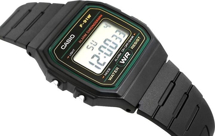 Image du produit Casio Retro Vintage - F-91W-3D (Montre numérique, 33 mm)