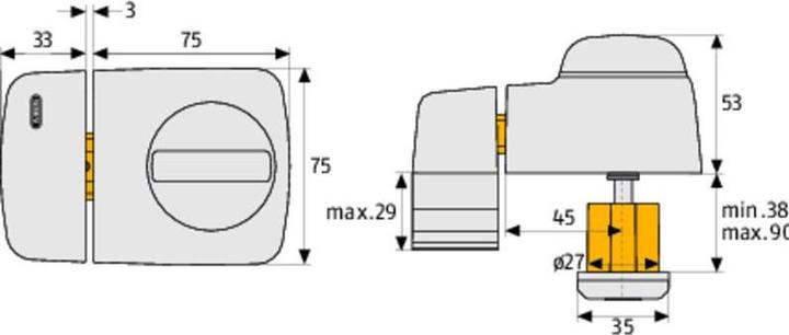 Produktbild Abus 7510 B EK
